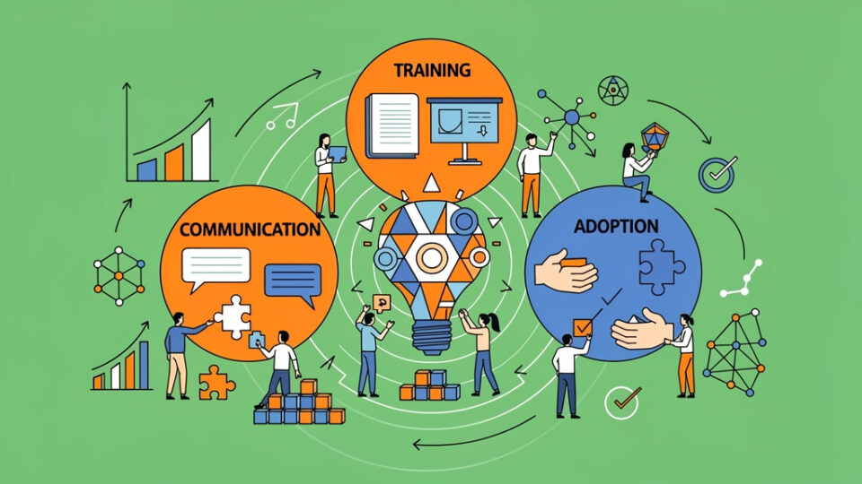 Jak przeprowadzić rollout innowacji: komunikacja, szkolenia, adopcja